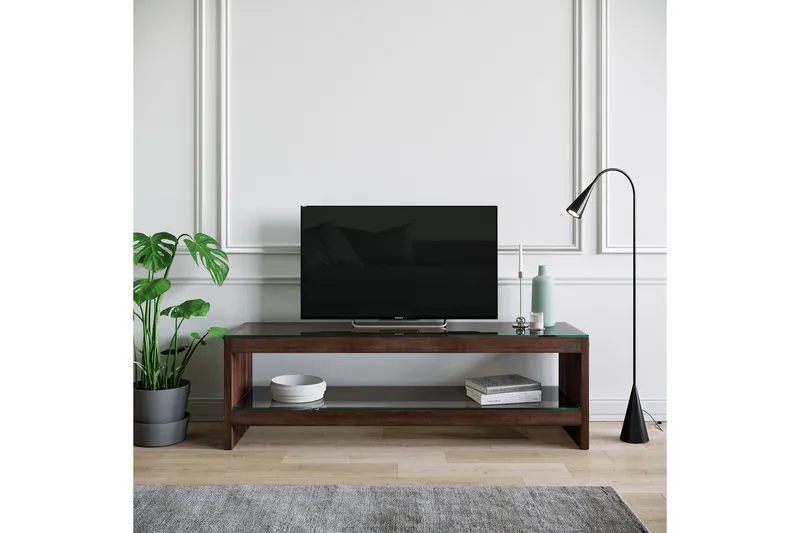 Malmby TV-bänk 140 cm - Brun - Möbler - Tv möbel & mediamöbel - TV bänk & mediabänk