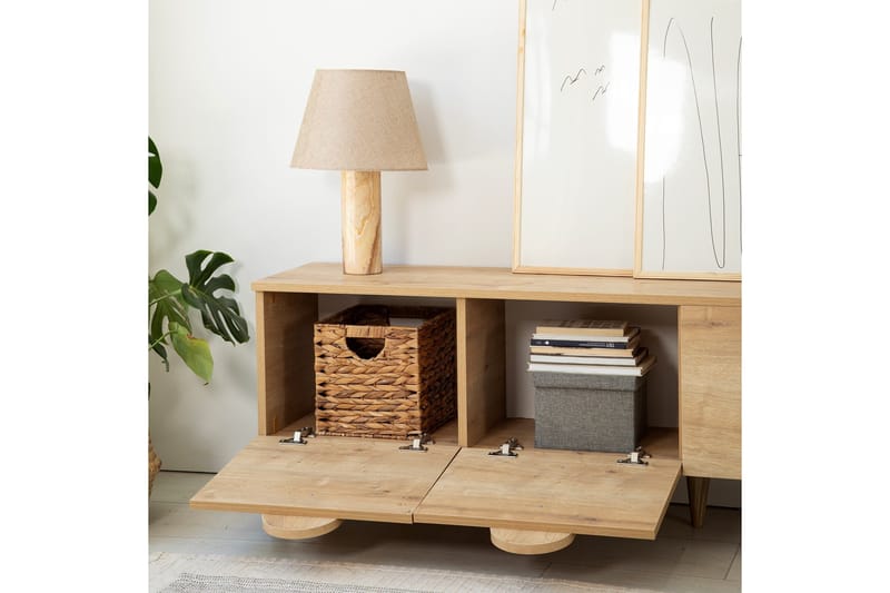 Malpani Tv-bänk 180 cm - Ek - Möbler - Tv möbel & mediamöbel - TV bänk & mediabänk