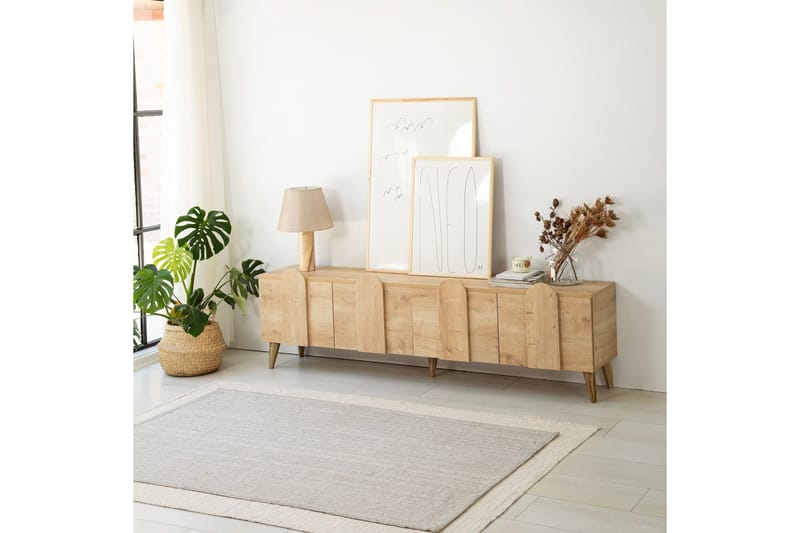 Malpani Tv-bänk 180 cm - Ek - Möbler - Tv möbel & mediamöbel - TV bänk & mediabänk