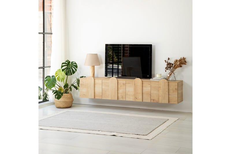 Malpani Tv-bänk 180 cm - Ek - Möbler - Tv möbel & mediamöbel - TV bänk & mediabänk