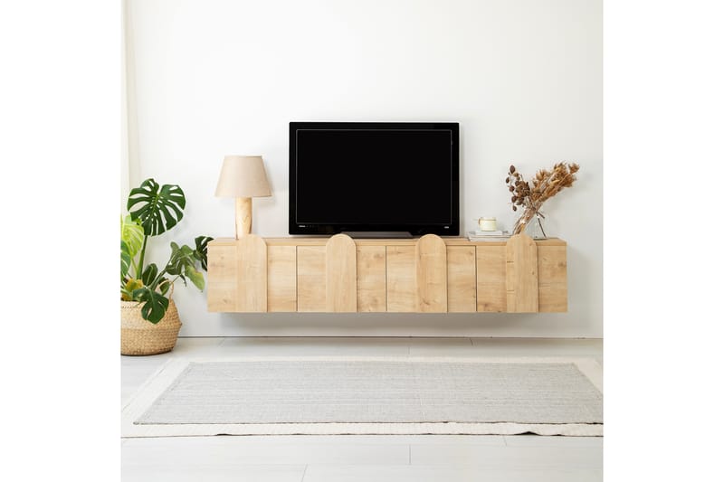 Malpani Tv-bänk 180 cm - Ek - Möbler - Tv möbel & mediamöbel - TV bänk & mediabänk