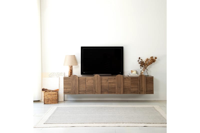 Malpani Tv-bänk 180 cm - Valnöt - Möbler - Tv möbel & mediamöbel - TV bänk & mediabänk