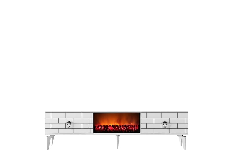 Mangla Tv-bänk 150 cm - Vit - Möbler - Tv möbel & mediamöbel - TV bänk & mediabänk