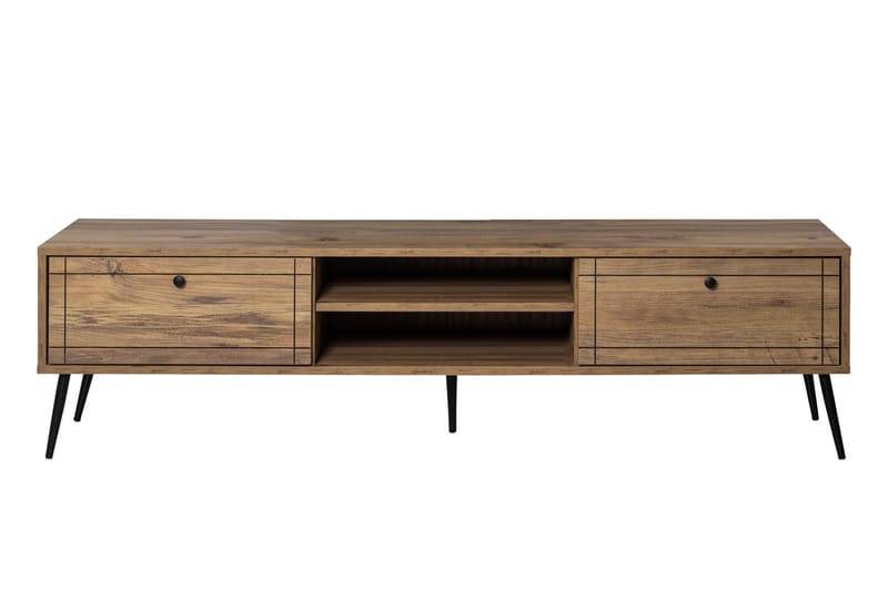 Manit Tv-bänk 180 cm - Brun/Svart - Möbler - Tv möbel & mediamöbel - TV bänk & mediabänk