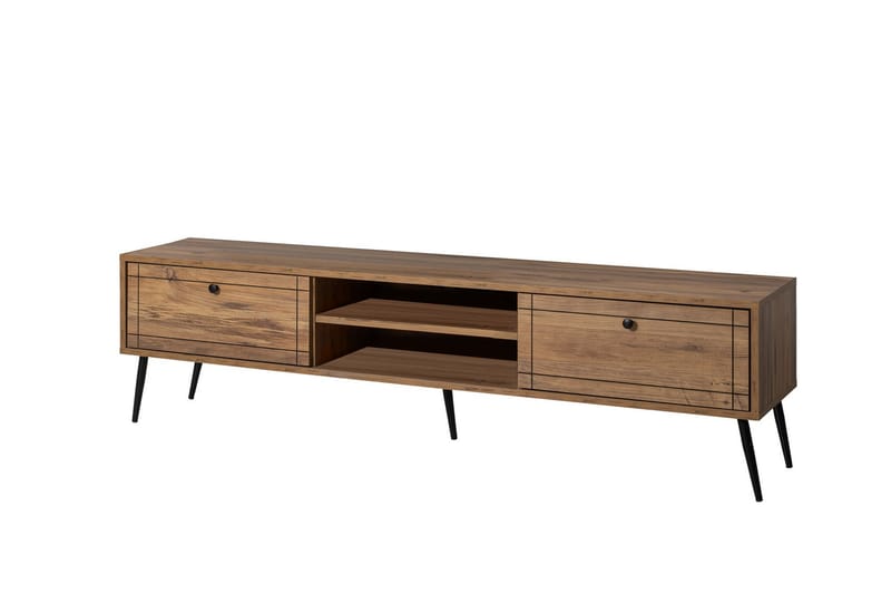 Manit Tv-bänk 180 cm - Brun/Svart - Möbler - Tv möbel & mediamöbel - TV bänk & mediabänk