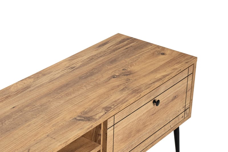 Manit Tv-bänk 180 cm - Brun/Svart - Möbler - Tv möbel & mediamöbel - TV bänk & mediabänk