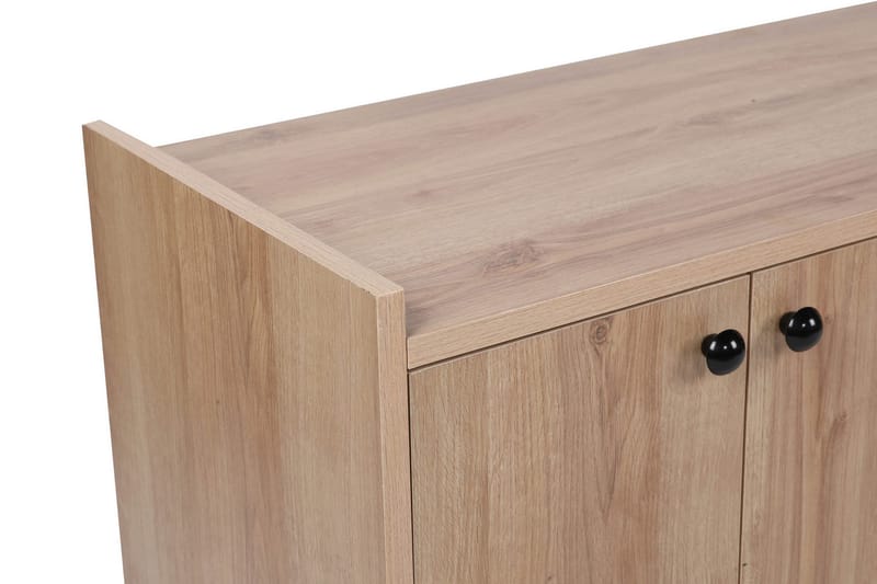 Maolina Retro Tv-bänk 150 cm med Förvaring i Trä - Ljusbrun - Möbler - Tv möbel & mediamöbel - TV bänk & mediabänk
