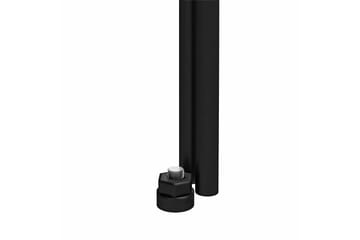 Marinko Tv Bänk 140 cm med Förvaring i Trä med Metallben - Svart - Möbler - Tv möbel & mediamöbel - TV bänk & mediabänk