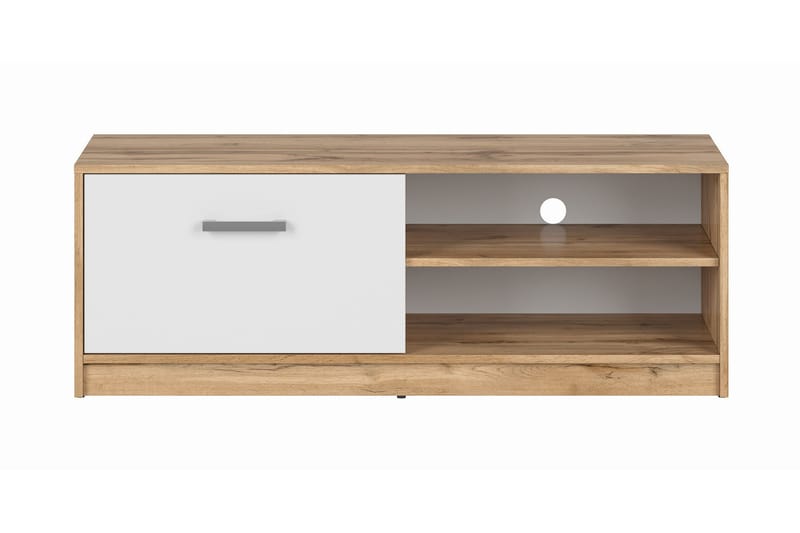 Matos TV-bänk 118,5 cm - Trä/Natur/Vit - Möbler - Tv möbel & mediamöbel - TV bänk & mediabänk