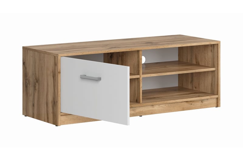 Matos TV-bänk 118,5 cm - Trä/Natur/Vit - Möbler - Tv möbel & mediamöbel - TV bänk & mediabänk