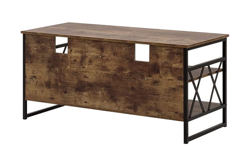 Melnychuk TV-Bänk 120 cm - Brun - Möbler - Tv möbel & mediamöbel - TV bänk & mediabänk