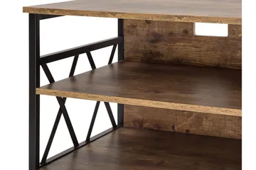 Melnychuk TV-Bänk 120 cm - Brun - Möbler - Tv möbel & mediamöbel - TV bänk & mediabänk