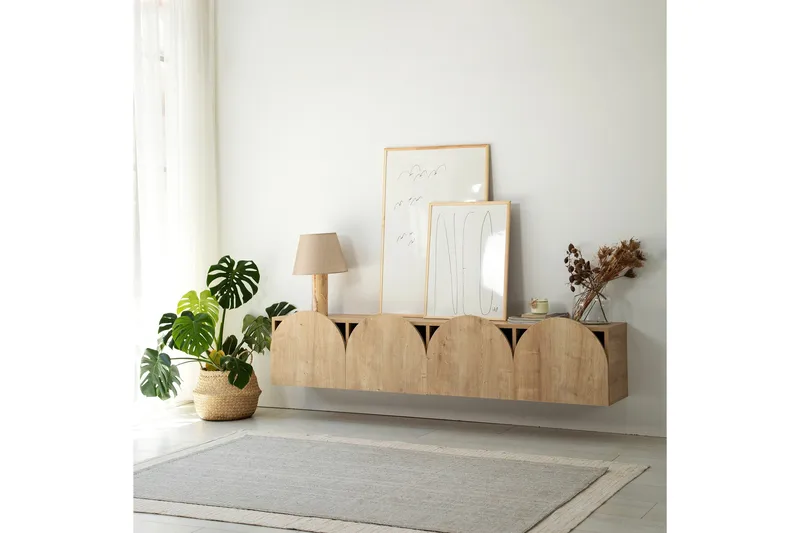 Mesta Tv-bänk 180 cm - Ek - Möbler - Tv möbel & mediamöbel - TV bänk & mediabänk