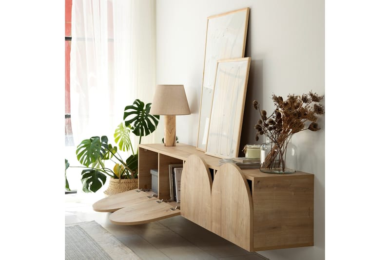 Mesta Tv-bänk 180 cm - Ek - Möbler - Tv möbel & mediamöbel - TV bänk & mediabänk