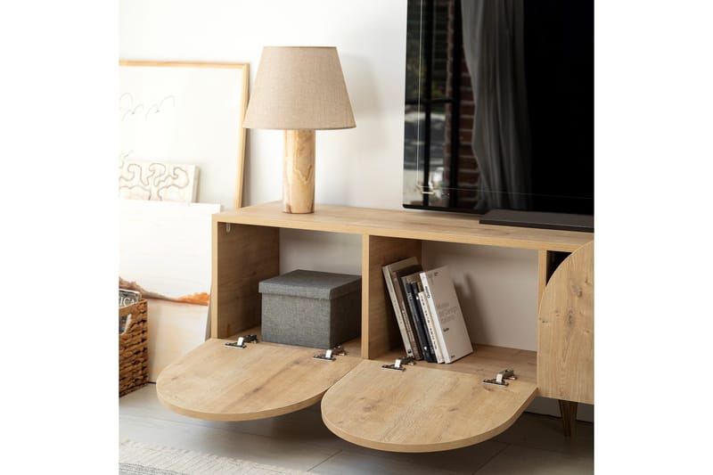 Mesta Tv-bänk 180 cm - Ek - Möbler - Tv möbel & mediamöbel - TV bänk & mediabänk