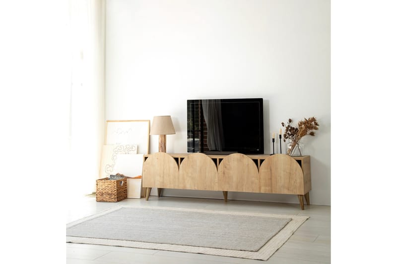 Mesta Tv-bänk 180 cm - Ek - Möbler - Tv möbel & mediamöbel - TV bänk & mediabänk