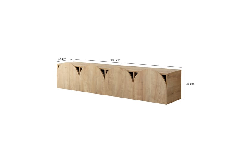 Mesta Tv-bänk 180 cm - Ek - Möbler - Tv möbel & mediamöbel - TV bänk & mediabänk