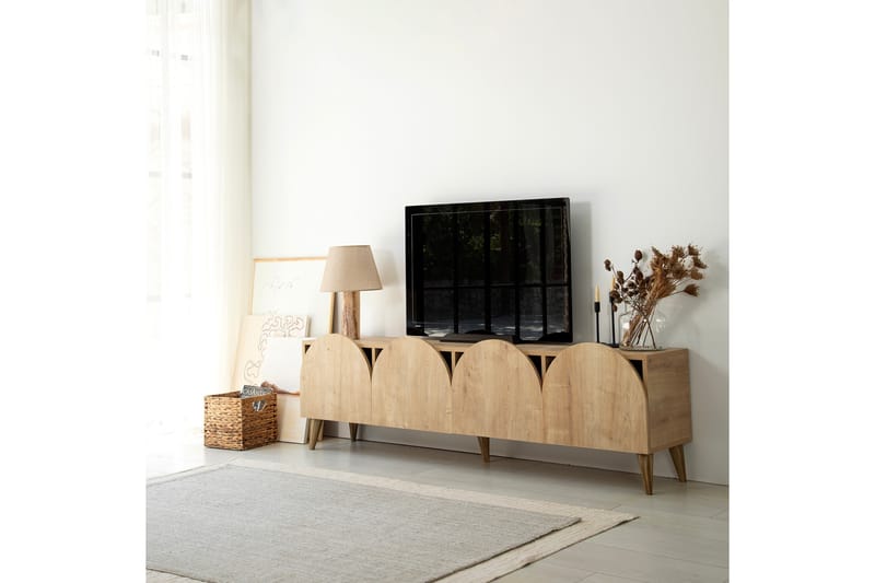 Mesta Tv-bänk 180 cm - Ek - Möbler - Tv möbel & mediamöbel - TV bänk & mediabänk