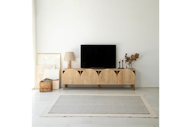 Mesta Tv-bänk 180 cm - Ek - Möbler - Tv möbel & mediamöbel - TV bänk & mediabänk