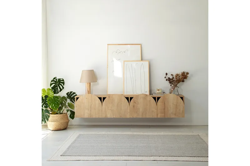 Mesta Tv-bänk 180 cm - Ek - Möbler - Tv möbel & mediamöbel - TV bänk & mediabänk