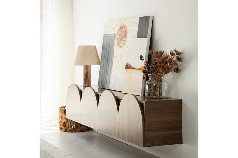 Mesta Tv-bänk 180 cm - Valnöt - Möbler - Tv möbel & mediamöbel - TV bänk & mediabänk