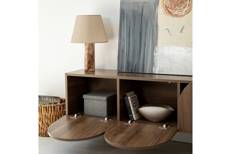 Mesta Tv-bänk 180 cm - Valnöt - Möbler - Tv möbel & mediamöbel - TV bänk & mediabänk