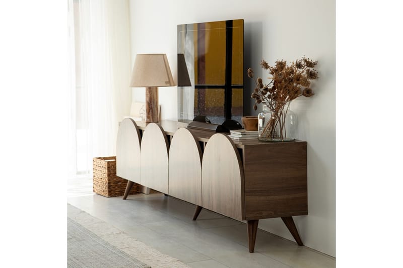 Mesta Tv-bänk 180 cm - Valnöt - Möbler - Tv möbel & mediamöbel - TV bänk & mediabänk