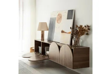 Mesta Tv-bänk 180 cm - Valnöt - Möbler - Tv möbel & mediamöbel - TV bänk & mediabänk
