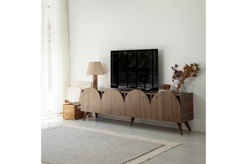 Mesta Tv-bänk 180 cm - Valnöt - Möbler - Tv möbel & mediamöbel - TV bänk & mediabänk