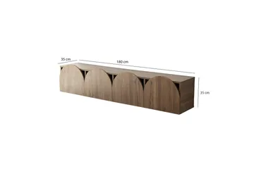 Mesta Tv-bänk 180 cm - Valnöt - Möbler - Tv möbel & mediamöbel - TV bänk & mediabänk