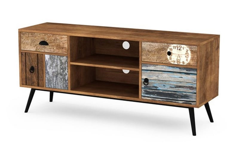 Mezo TV-bänk 120 cm - Trä/Flerfärgad - Möbler - Tv möbel & mediamöbel - TV bänk & mediabänk