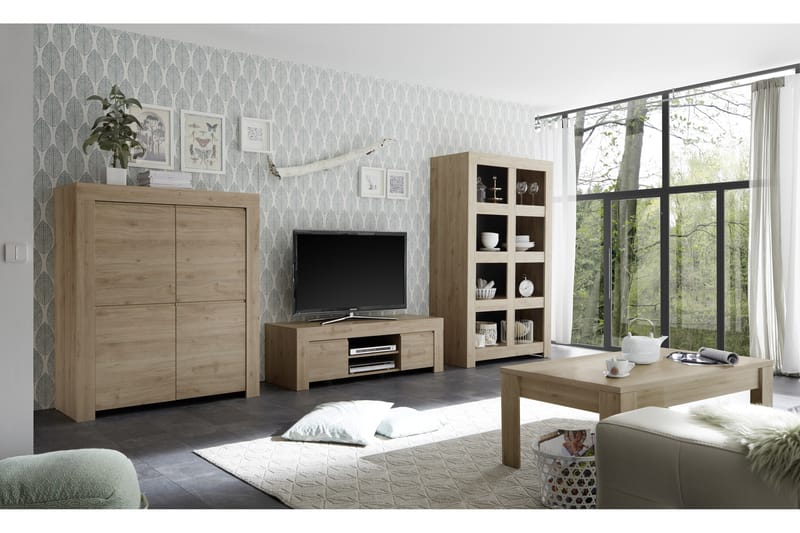 Midas TV-bänk 138 cm - Brun - Möbler - Tv möbel & mediamöbel - TV bänk & mediabänk