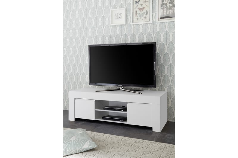 Midas TV-bänk 138 cm - Vit - Möbler - Tv möbel & mediamöbel - TV bänk & mediabänk