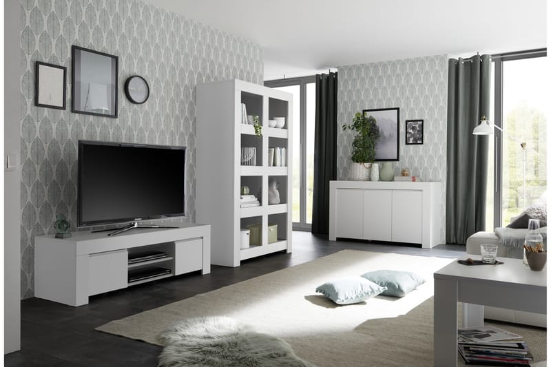Midas TV-bänk 138 cm - Vit - Möbler - Tv möbel & mediamöbel - TV bänk & mediabänk