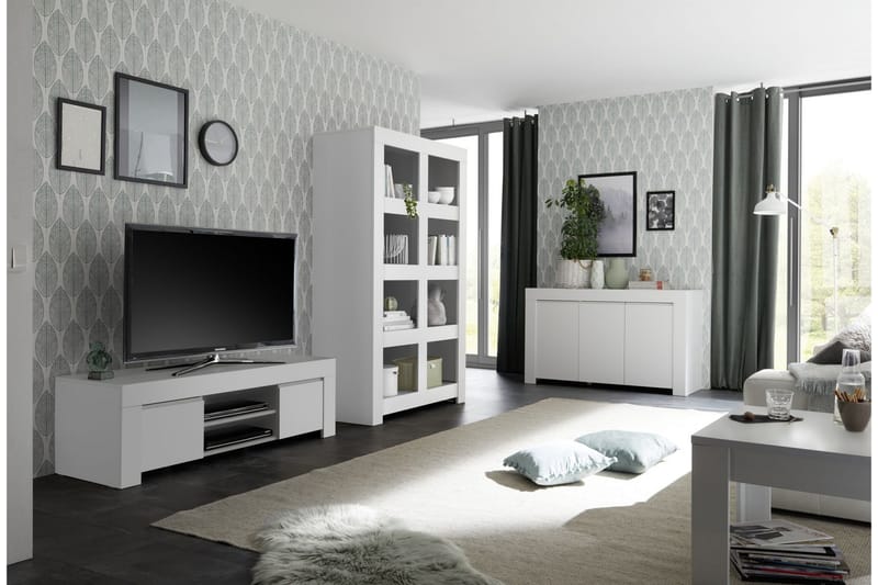 Midas TV-bänk 138 cm - Vit - Möbler - Tv möbel & mediamöbel - TV bänk & mediabänk