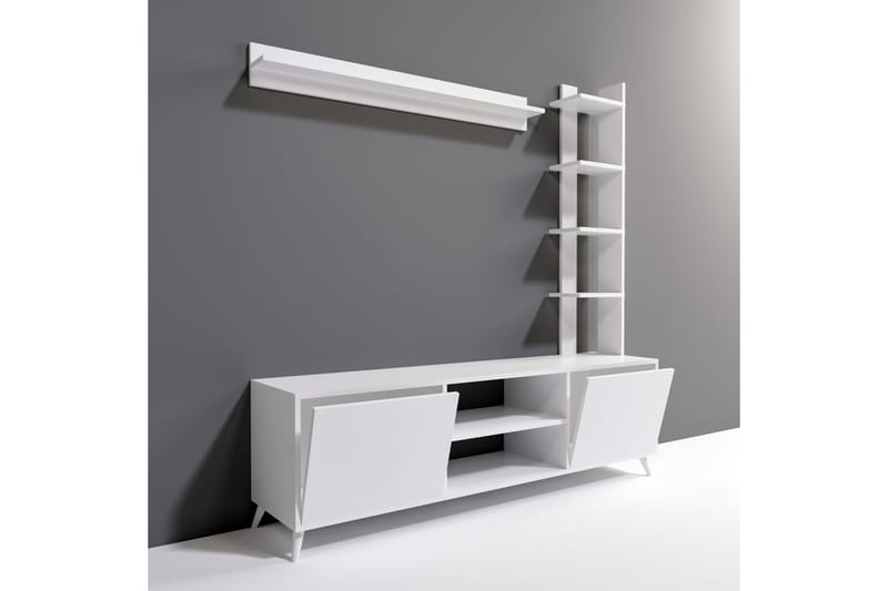 Milandes Tv-bänk 180 cm - Vit - Möbler - Tv möbel & mediamöbel - TV bänk & mediabänk