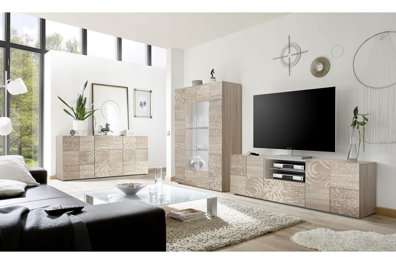 Mironne TV-bänk 181 cm - Brun - Möbler - Tv möbel & mediamöbel - TV bänk & mediabänk