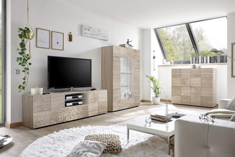 Mironne TV-bänk 181 cm - Brun - Möbler - Tv möbel & mediamöbel - TV bänk & mediabänk
