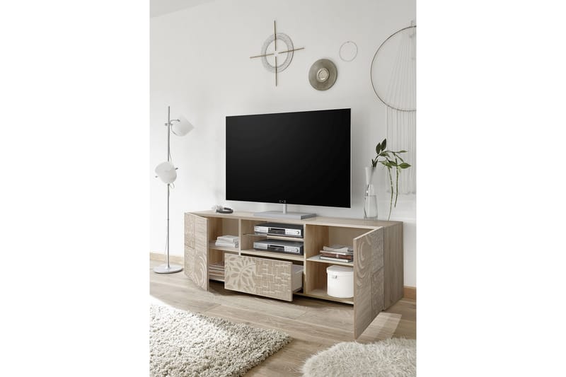 Mironne TV-bänk 181 cm - Brun - Möbler - Tv möbel & mediamöbel - TV bänk & mediabänk