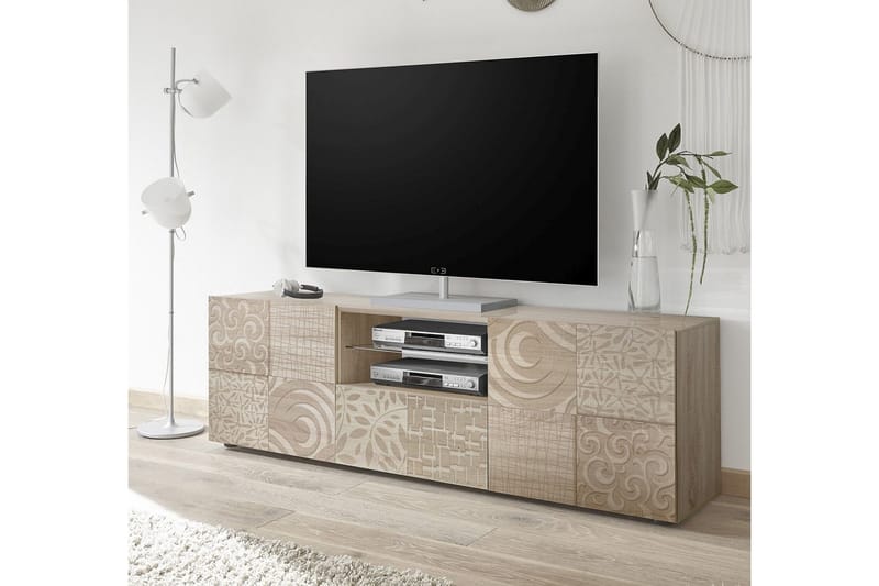 Mironne TV-bänk 181 cm - Brun - TV bänk & mediabänk