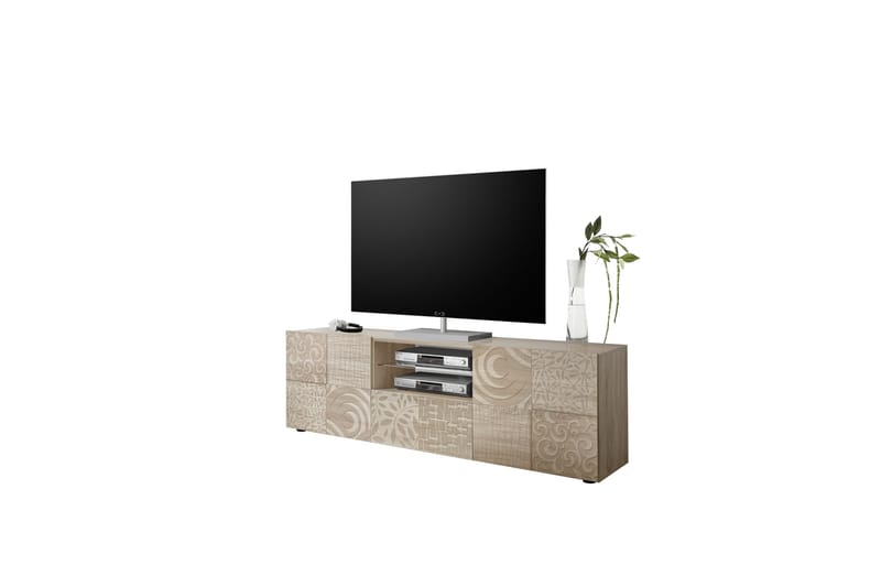 Mironne TV-bänk 181 cm - Brun - TV bänk & mediabänk