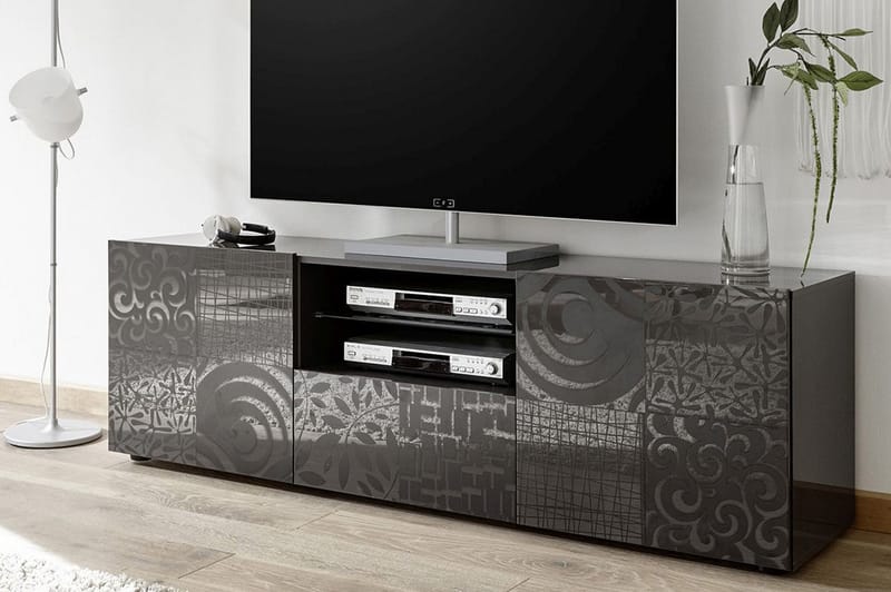 Mironne TV-bänk 181 cm - Grå - Möbler - Tv möbel & mediamöbel - TV bänk & mediabänk