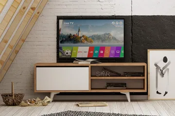 Mod Design Mediaförvaring 120 cm - Trä/Vit - Möbler - Tv möbel & mediamöbel - TV bänk & mediabänk