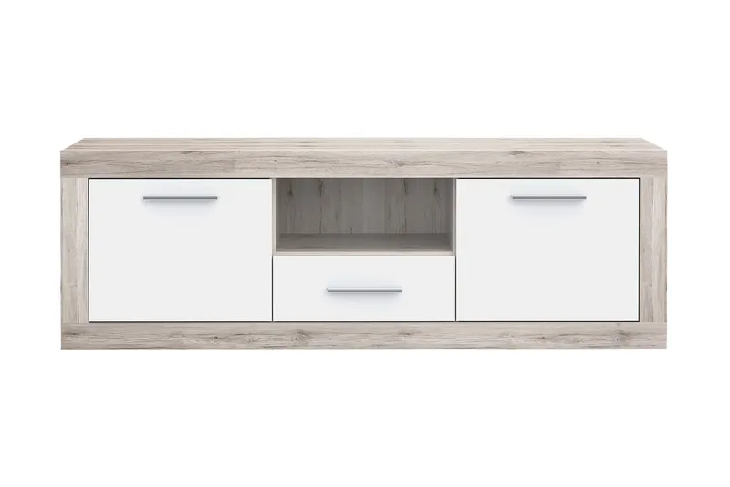 Mohaned TV-Bänk 148 cm - Brun/Vit - Möbler - Tv möbel & mediamöbel - TV bänk & mediabänk