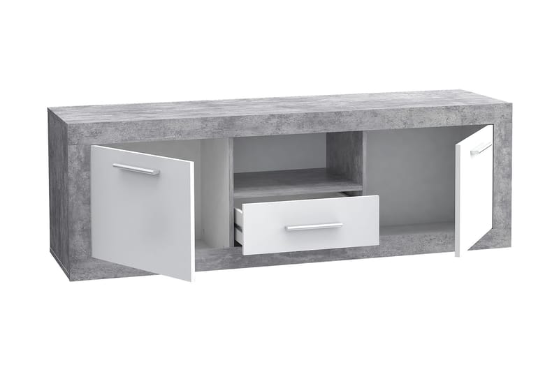 Mohaned TV-Bänk 148 cm - Grå - Möbler - Tv möbel & mediamöbel - TV bänk & mediabänk