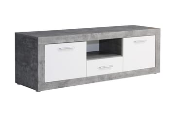 Mohaned Väggmonterad Tv-bänk 148 cm med Förvaring i Trä - Grå - Möbler - Tv möbel & mediamöbel - TV bänk & mediabänk