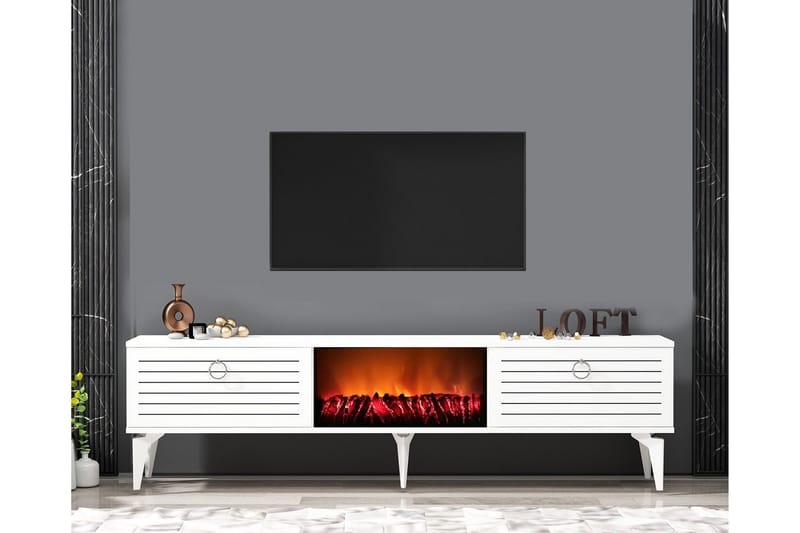 Mula Tv-bänk 150 cm - Vit - Möbler - Tv möbel & mediamöbel - TV bänk & mediabänk