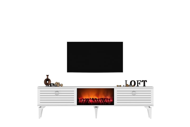 Mula Tv-bänk 150 cm - Vit - Möbler - Tv möbel & mediamöbel - TV bänk & mediabänk