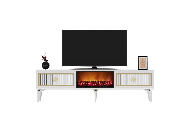 Munda Tv-bänk 150 cm - Guld - Möbler - Tv möbel & mediamöbel - TV bänk & mediabänk