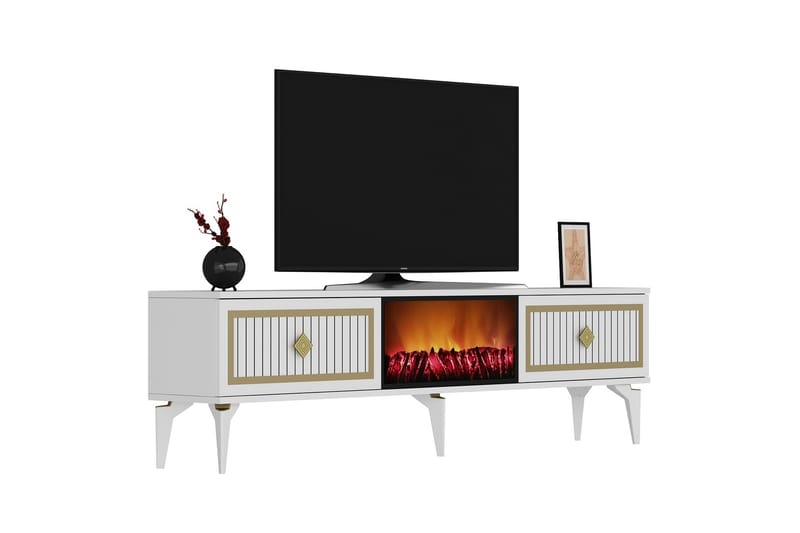 Munda Tv-bänk 150 cm - Guld - Möbler - Tv möbel & mediamöbel - TV bänk & mediabänk